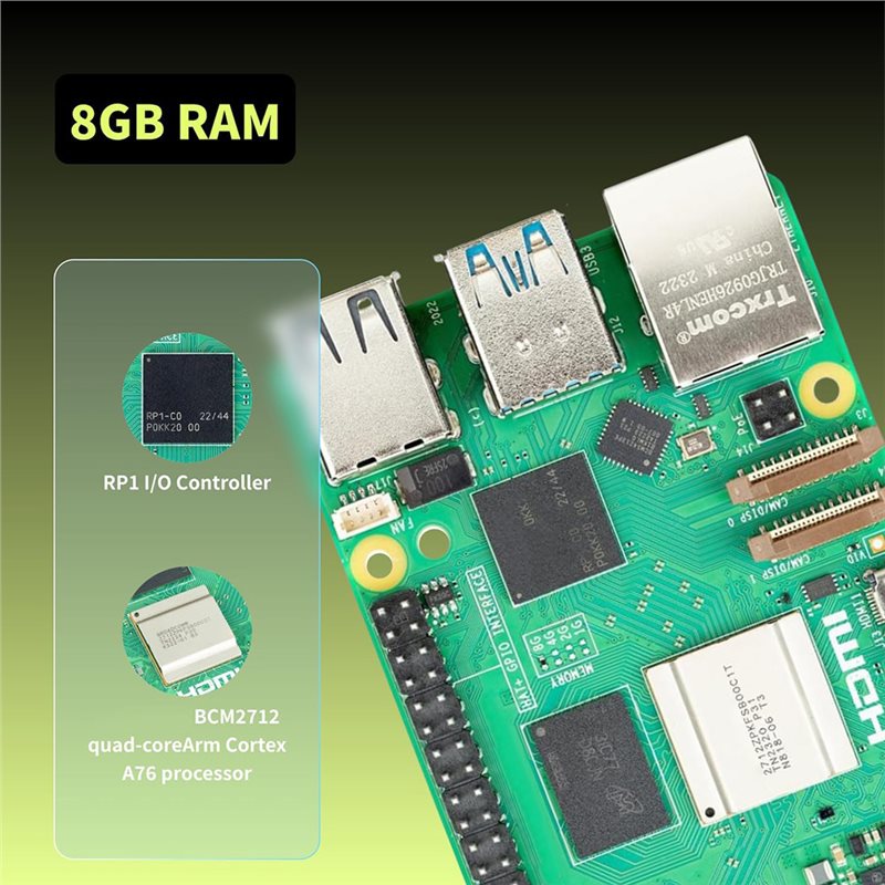 T23C untuk Kit Pemula Irasptek - Raspberry Pi 5 8Gb Kit ulasan dan harga