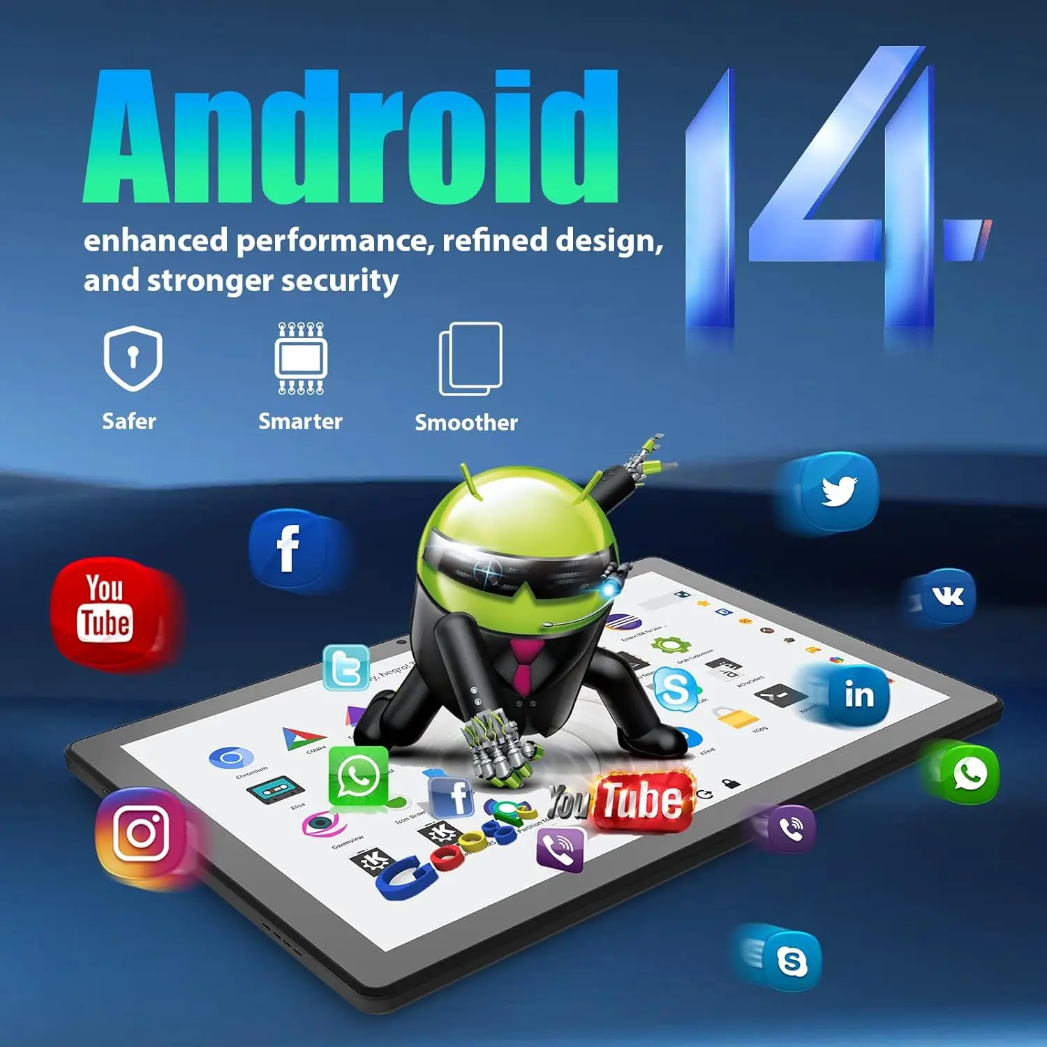 URAO Tablet 11 Inci Android 14 - Khadas Vim4 8Gb ulasan dan harga
