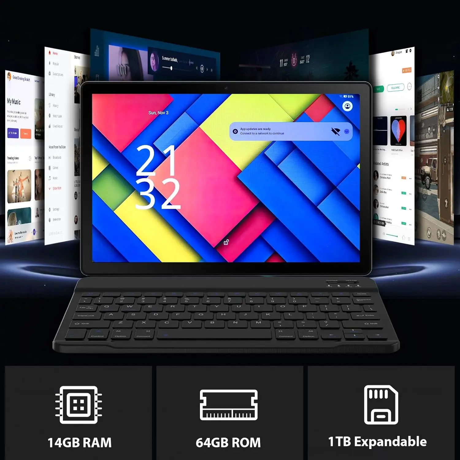 URAO Tablet 11 Inci Android 14 - Khadas Vim4 8Gb ulasan dan harga