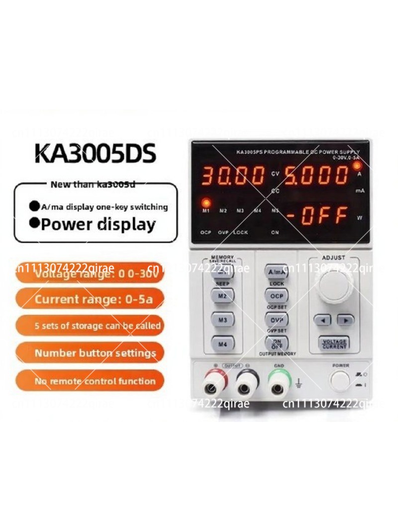 KA3003D / KA3005P Catu Daya DC - Programmable Dc Power Supply 60V 5A ulasan dan harga